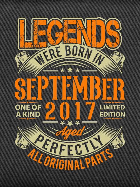 2017 September Birthday Legend