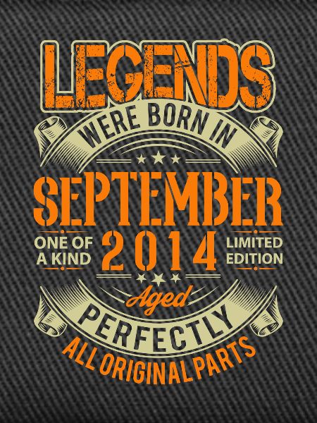 2014 September Birthday Legend
