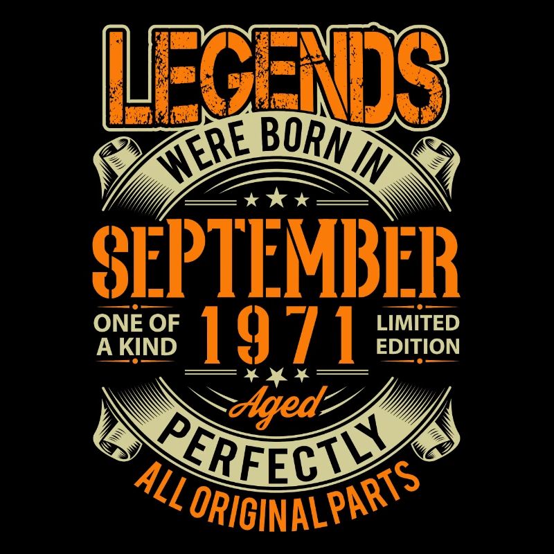 1971 September Birthday Legend