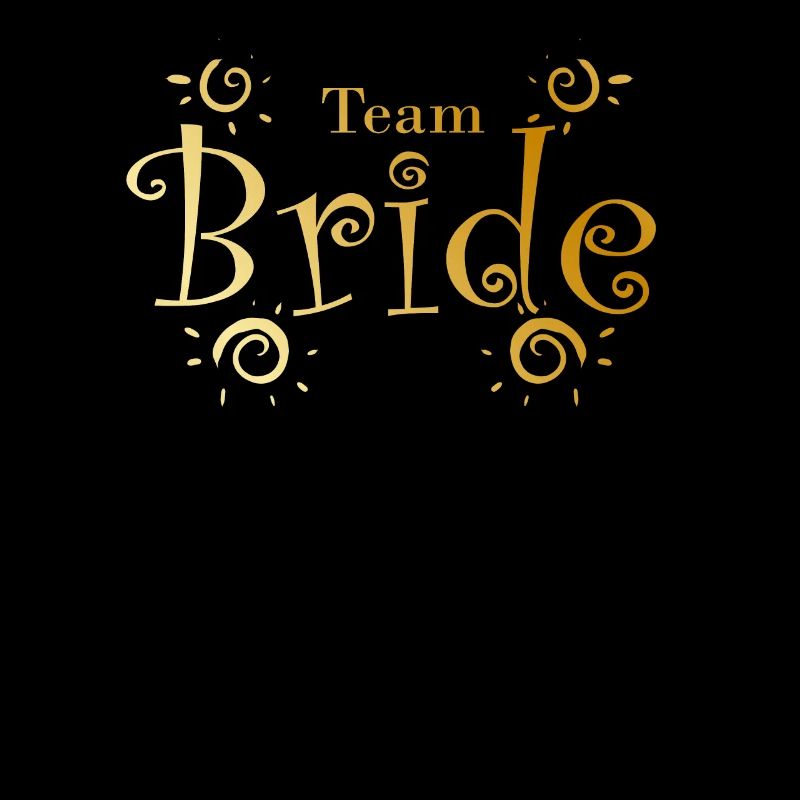 Team Braut in Gold Hochzeitsfeier