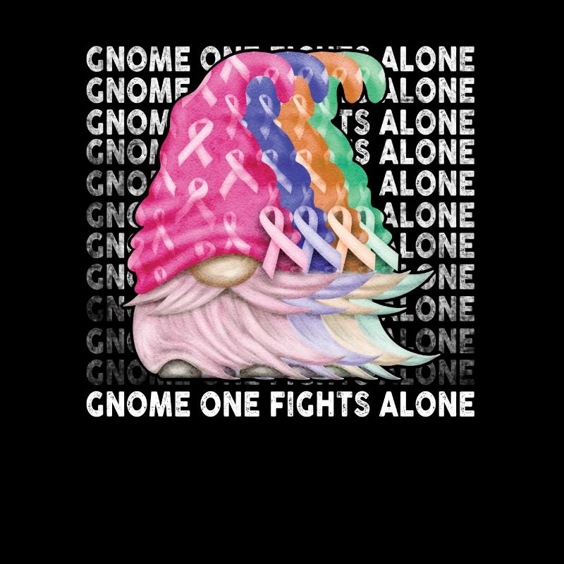 Gnome One Fights Alone Fight Cancer