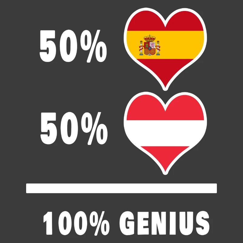Austria and Spain Genius / gift