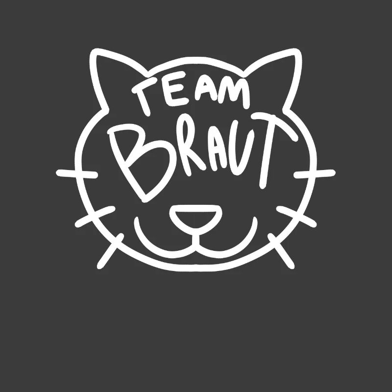 Team Braut Hochzeitsfeier Katze