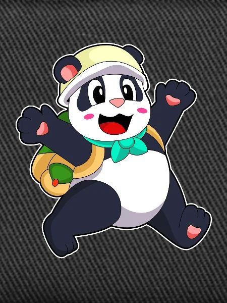 Panda Student Backpack School