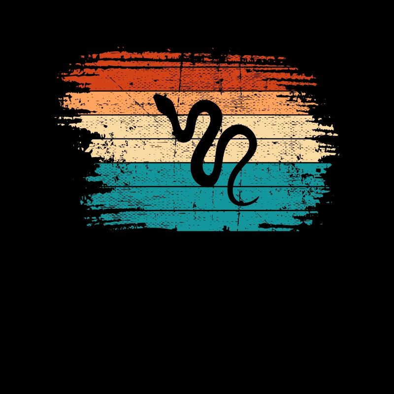 Snake Retro Reptile Python Gift idea