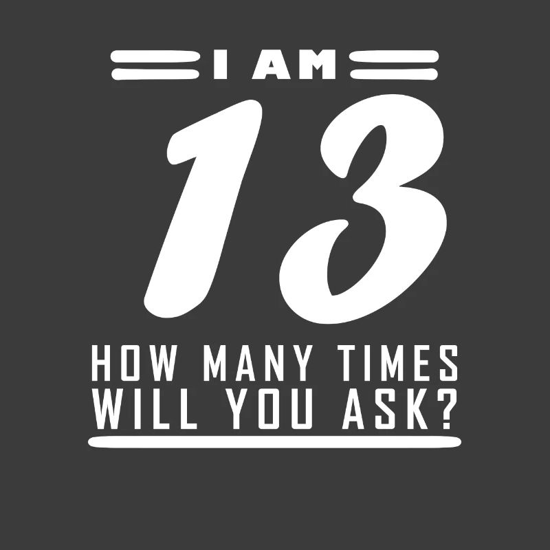 Ich bin 13 – 13. Geburtstag Geschenk