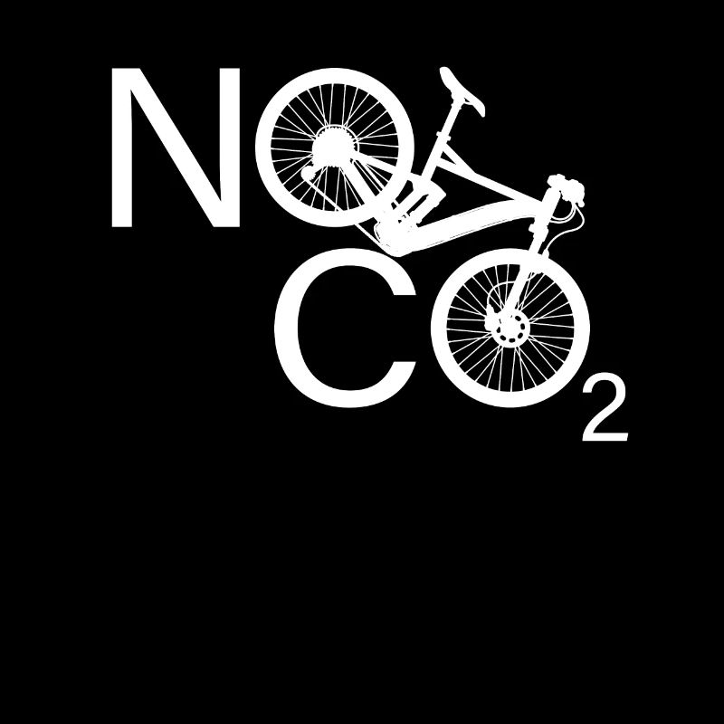 Pas de CO2 Vélo Changement climatique VTT VTT E-Bike