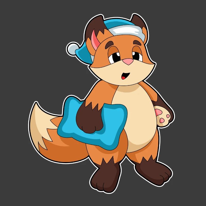 Fox Sleeping Night Cap