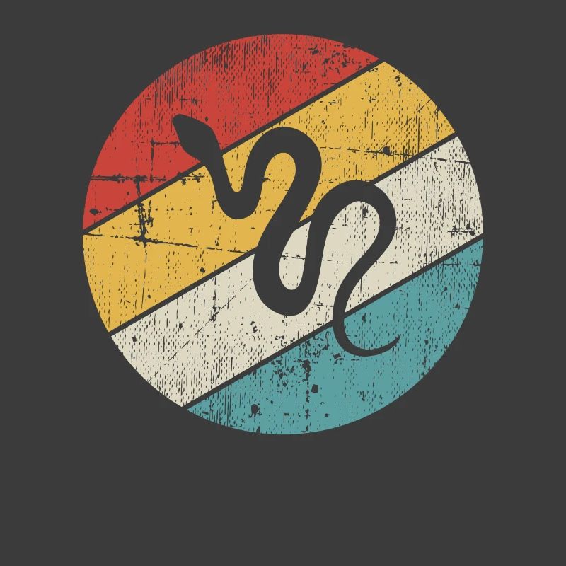 Snake Retro Reptile Python Gift idea