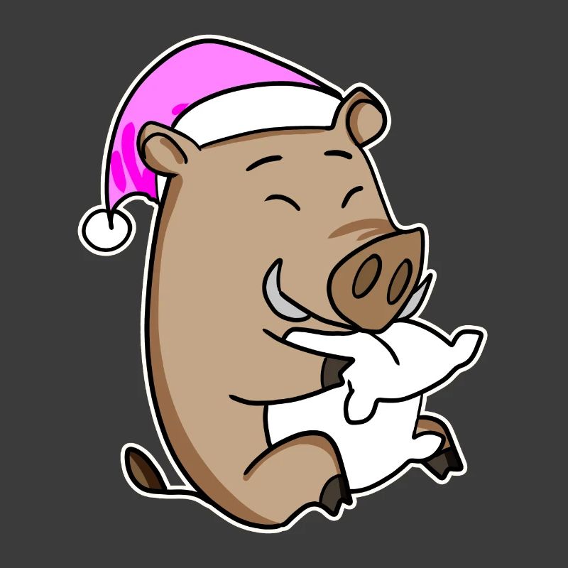 Sanglier avec oreiller et bonnet de couchage