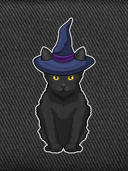 Cat Halloween Witch