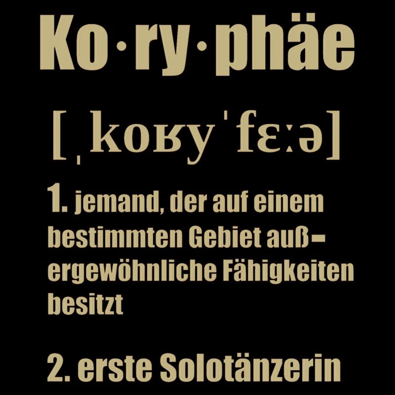 koryphäe in gold