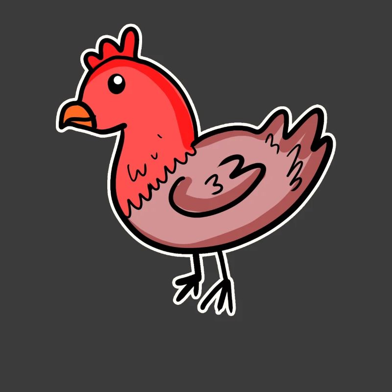 Bande dessinée de poulet