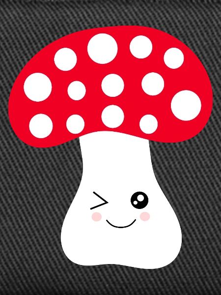 Kawaii, mushroom, toadstool