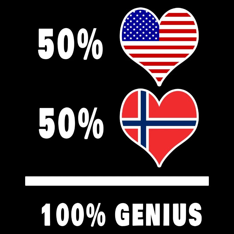 USA et Norvège design génial de drapeaux