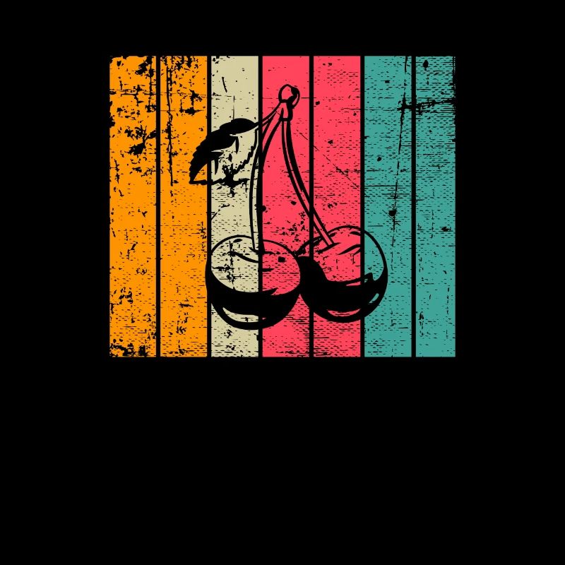 Cherry Fruit Lover Retro Healthy Gift idea