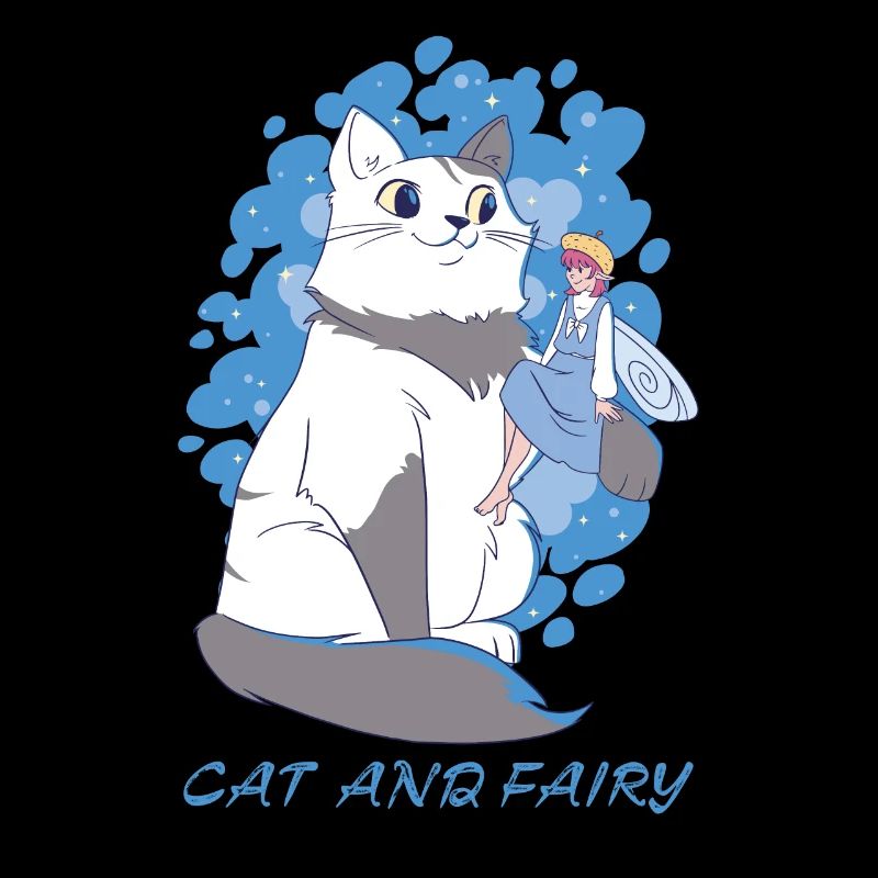 Chat et fée