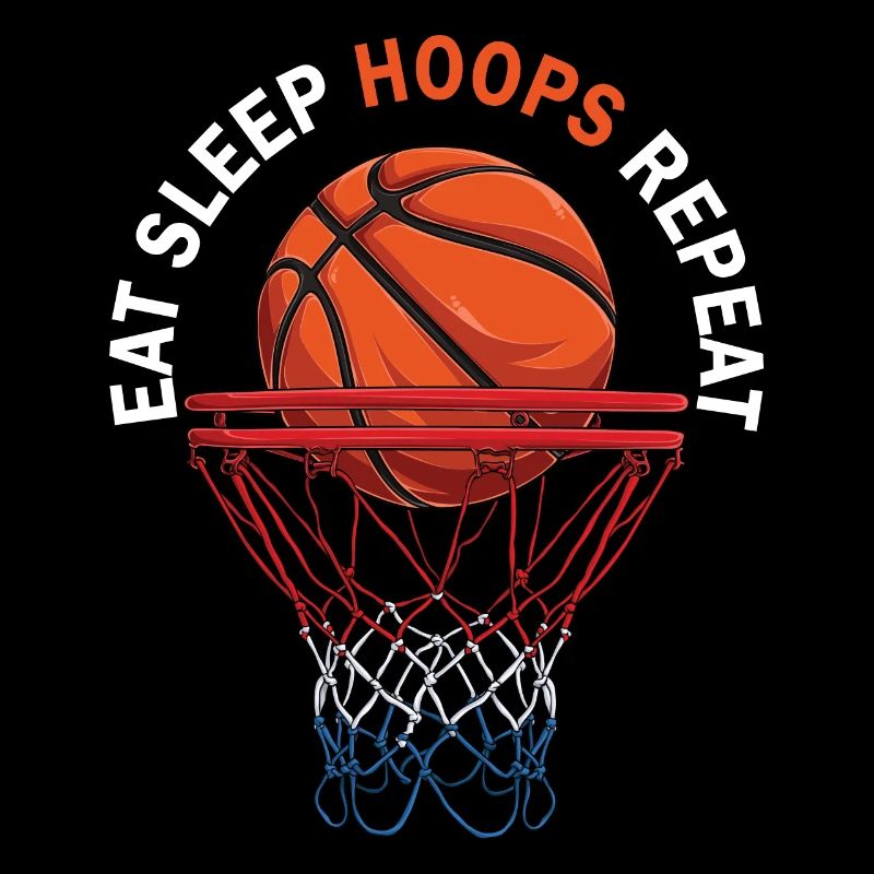Mangez des cerceaux de sommeil Répéter le basket-ball