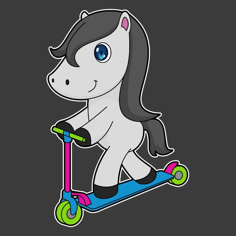 Trottinette à cheval