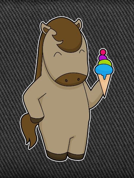 Pferd Waffeleis