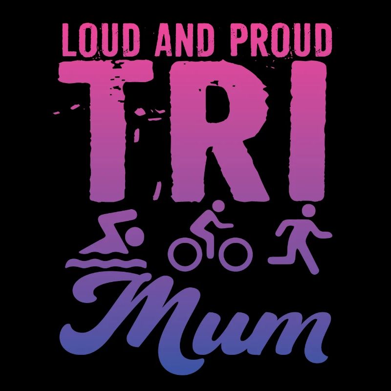 Loud and proud Tri Mum triathlete