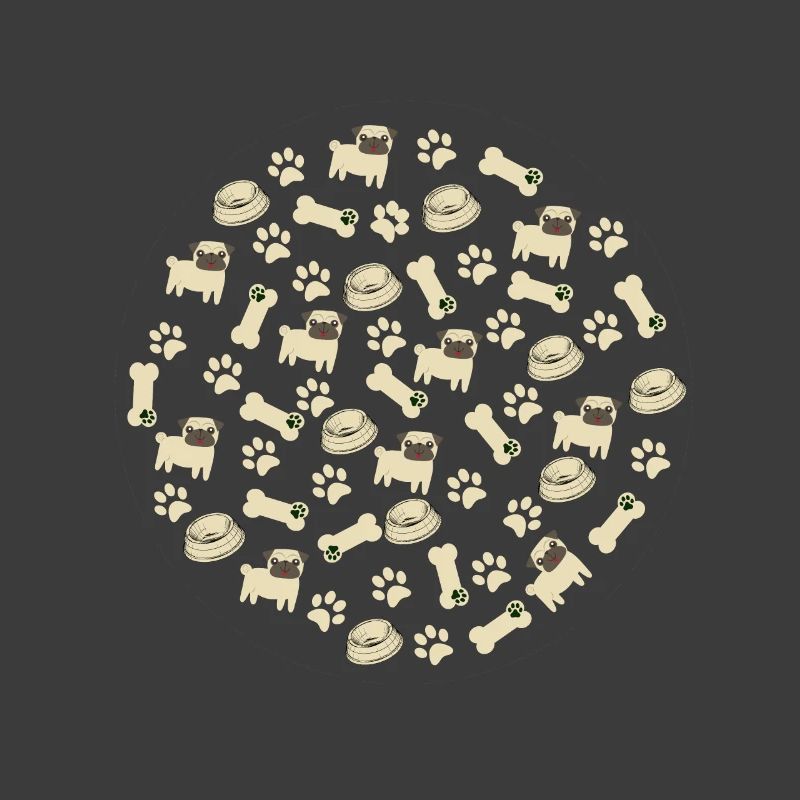 Pug Pattern - Pug Lovers Apparel