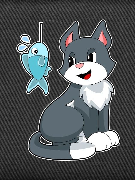 Pêche au poisson pêcheur chat