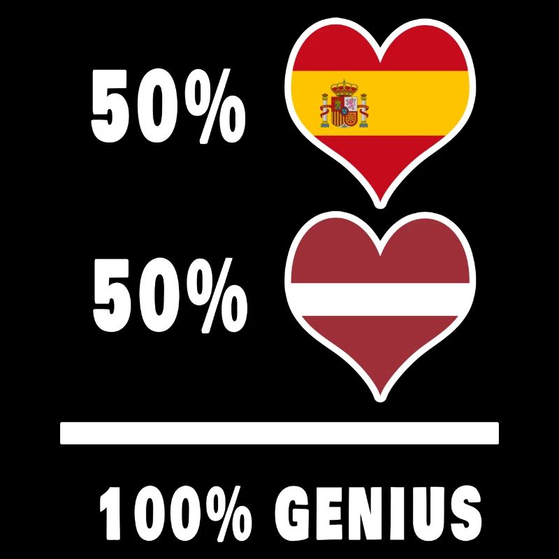 Latvia and Spain genius / gift