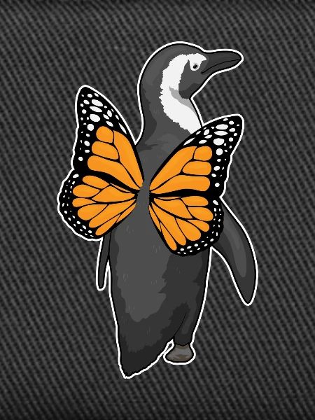 Penguin Butterfly Wings