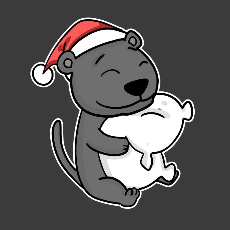 Schwarzer Panther Weihnachten Schlafen Schlaf