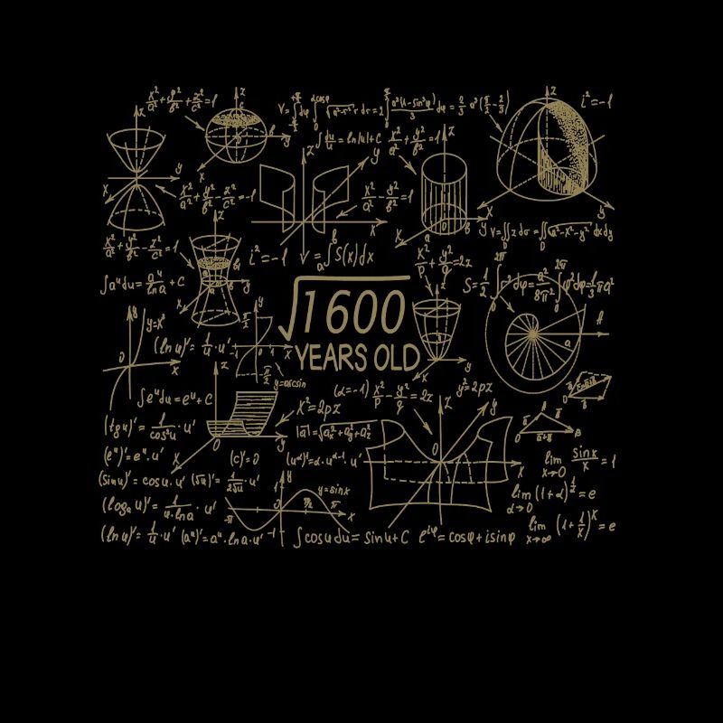 40th birthday for math teachers and math nerds