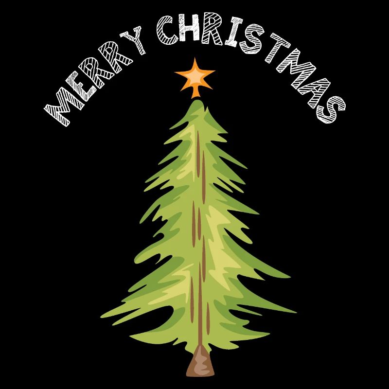 Joyeux arbre de Noël symbole de Noël forêt de sapins