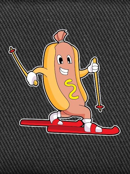Hotdog Skier Ski