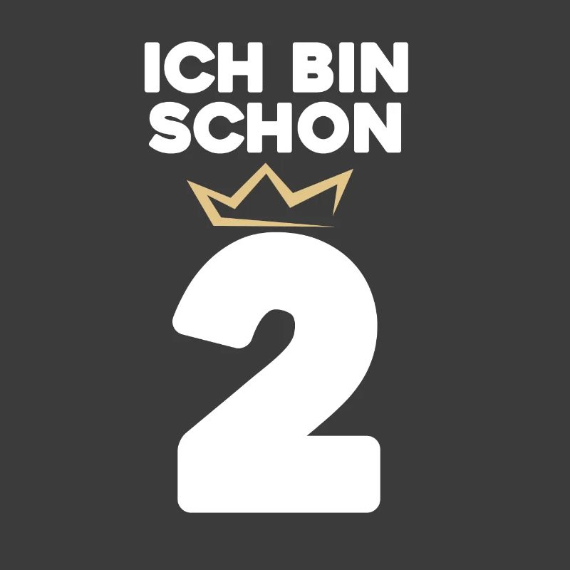 2 Geburtstag - 2 Jahre mit Krone
