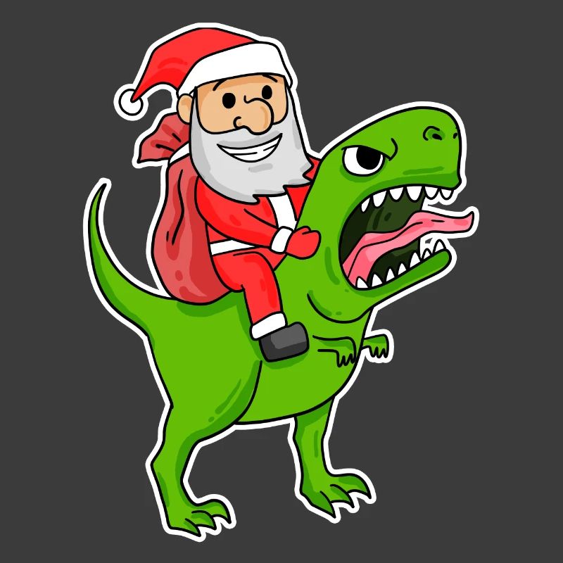 Weihnachtsmann Dinosaurier