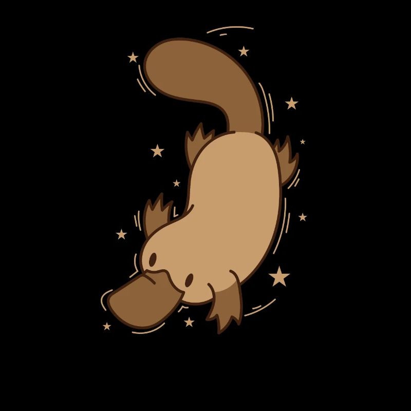 Platypus diving Australia