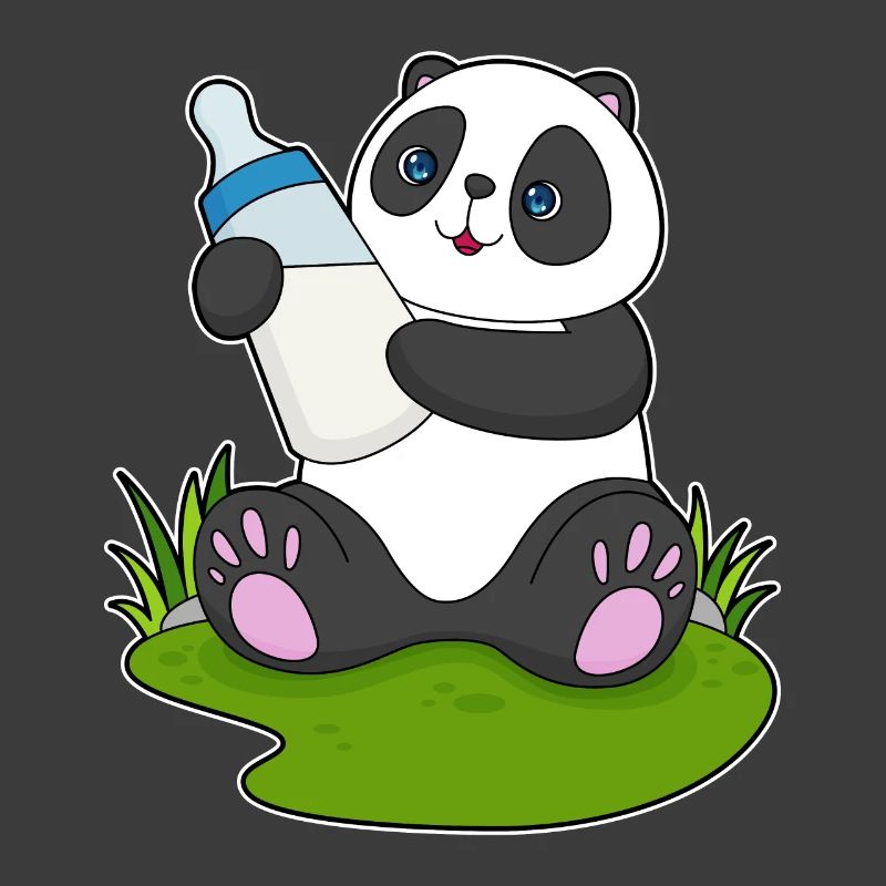 Panda Milchflasche
