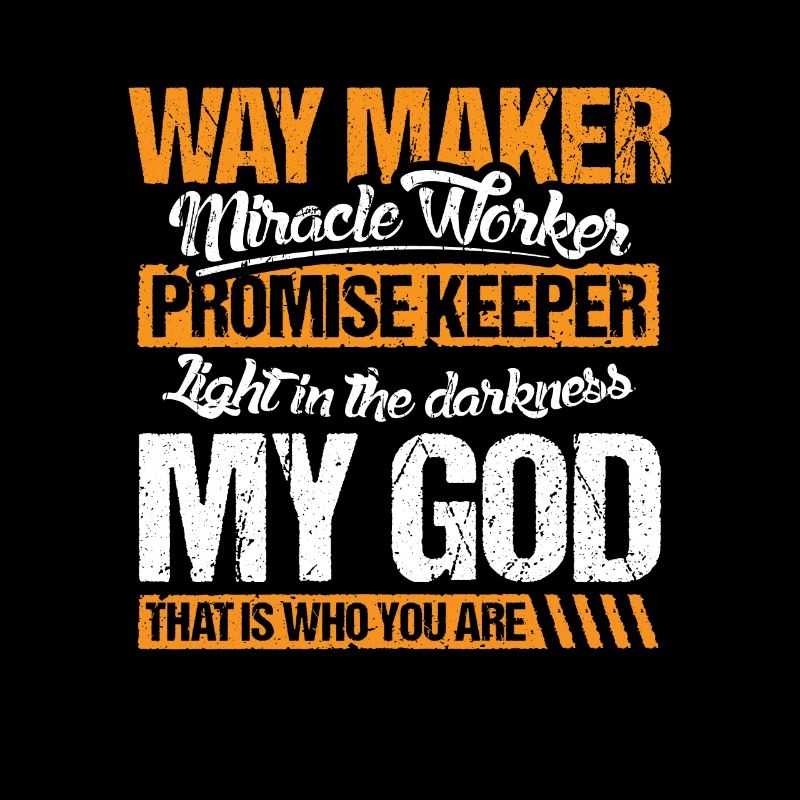 Way Maker Miracle Worker Jesus Christian Bible