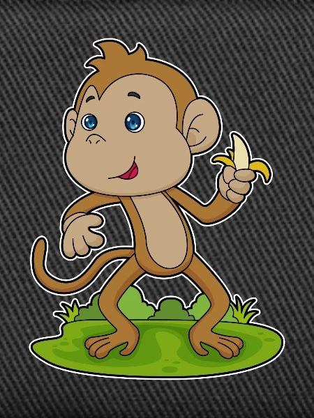 Affe Banane