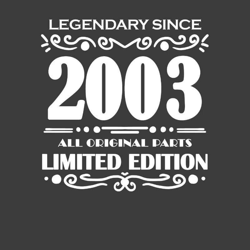 2003 - Année de construction 2003 - Né en 2003