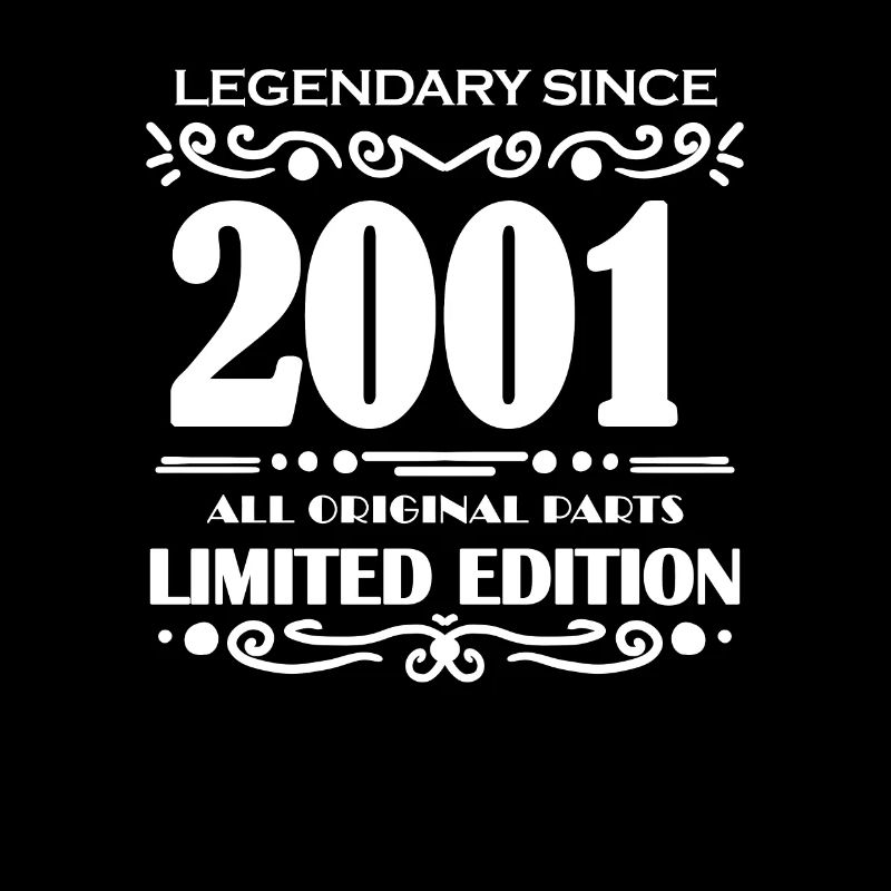 2001 - Né 2001 - Année de construction 2001