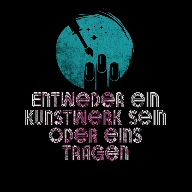 Entweder ein Kunstwerk Sein Nageldesignerin