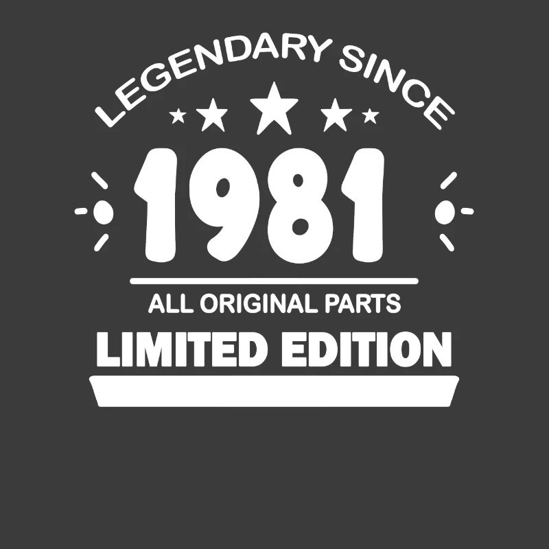 1981 - Né 1981 - Année de construction 1981
