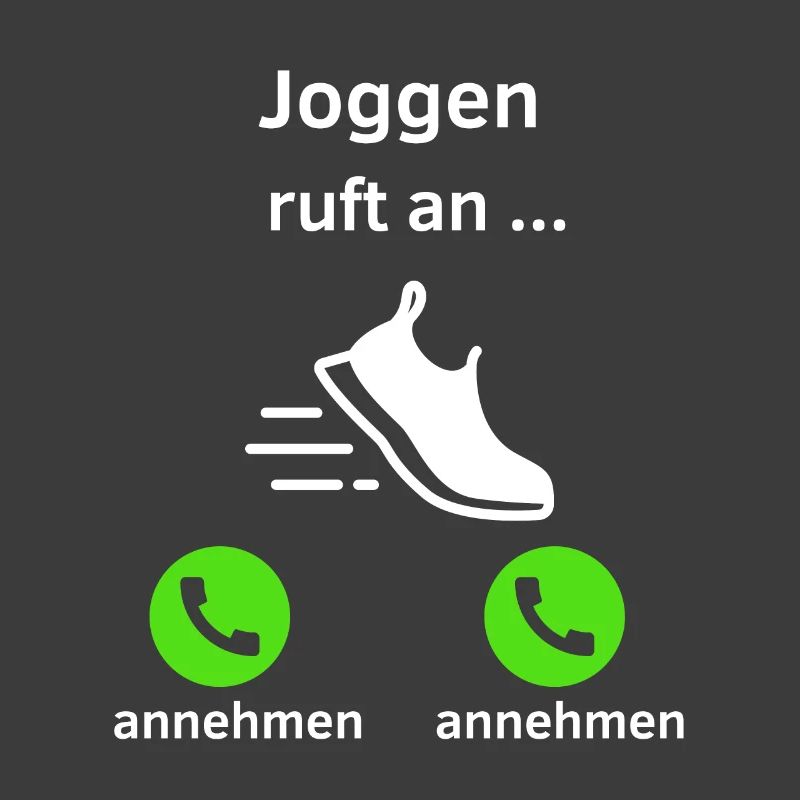 Joggen ruft an - annehmen oder annehmen?