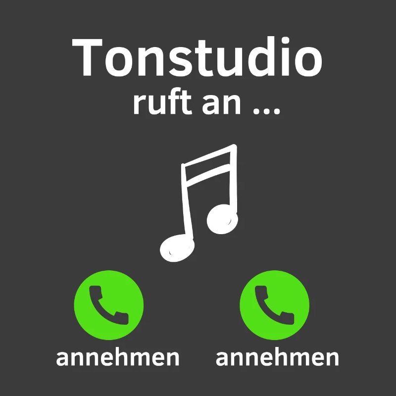 Tonstudio ruft an - annehmen oder annehmen?