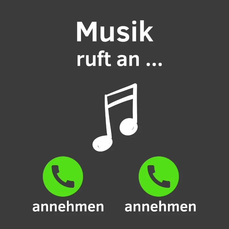 Musik ruft an - annehmen oder annehmen?