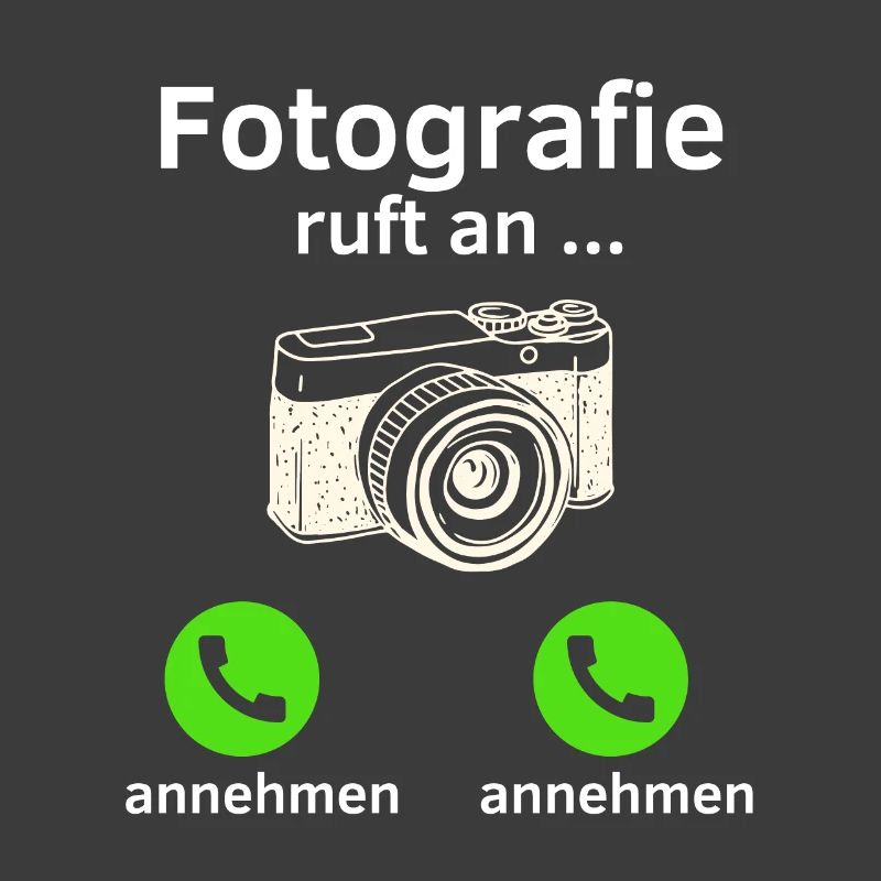 Fotografie ruft an - annehmen oder annehmen?