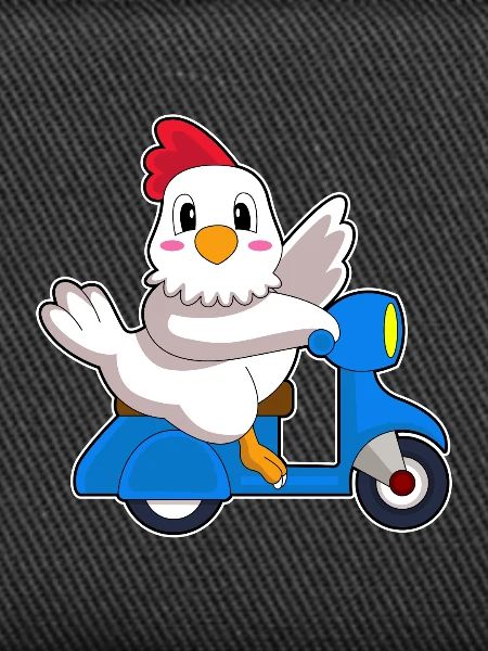 Huhn Motorroller