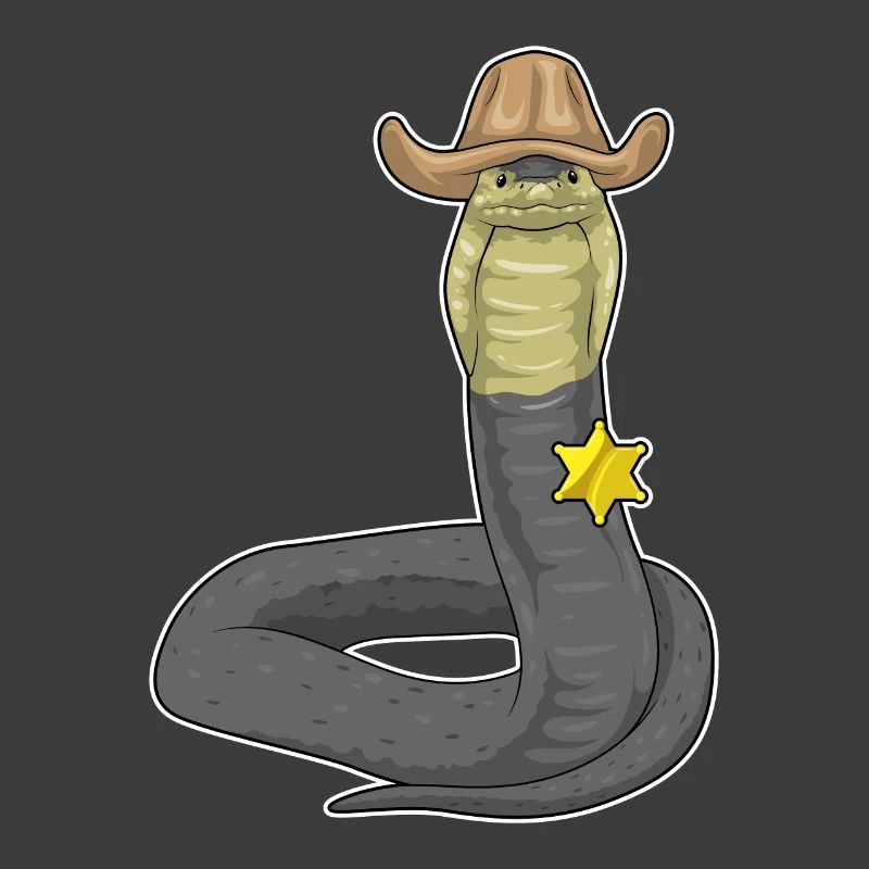 Snake Sheriff Sheriff's Hat