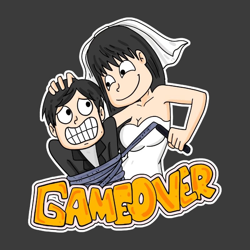 Game Over Wedding Funny Gift